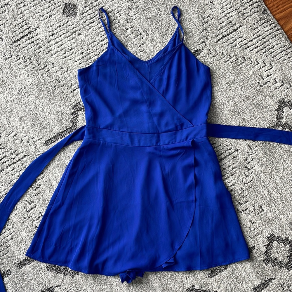 Express Blue Romper SZ 4